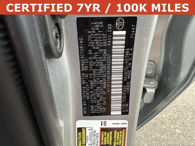 2024 Toyota Camry LE