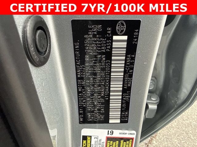 2025 Toyota Camry LE