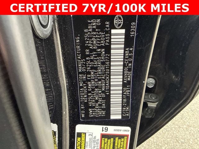 2025 Toyota Camry LE