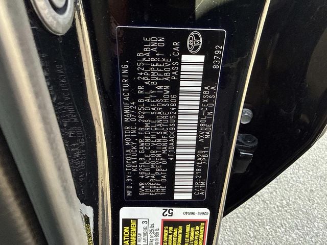 2025 Toyota Camry SE