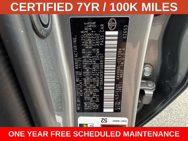 2026 Toyota Camry SE