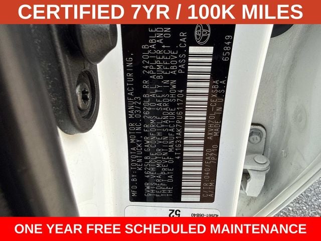 2023 Toyota Camry Hybrid SE