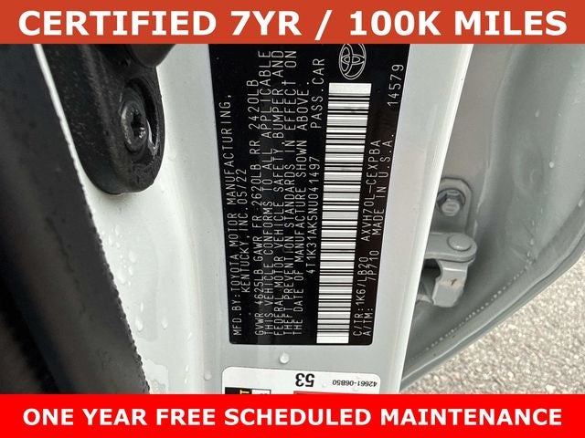 2022 Toyota Camry Hybrid XSE