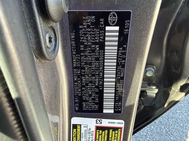 2022 Toyota Camry XSE V6