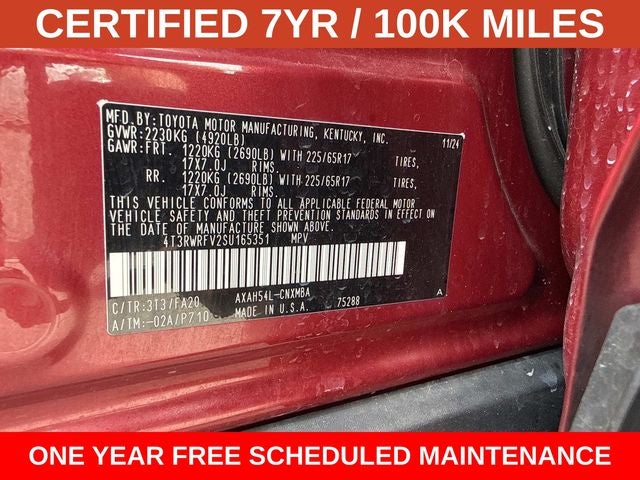 2025 Toyota RAV4 Hybrid XLE