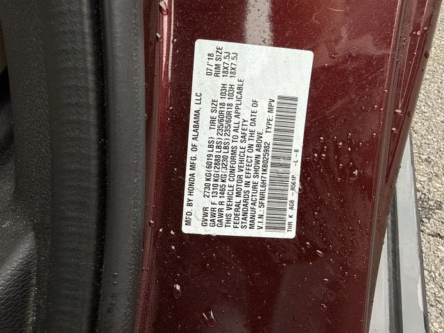 2019 Honda Odyssey EX-L