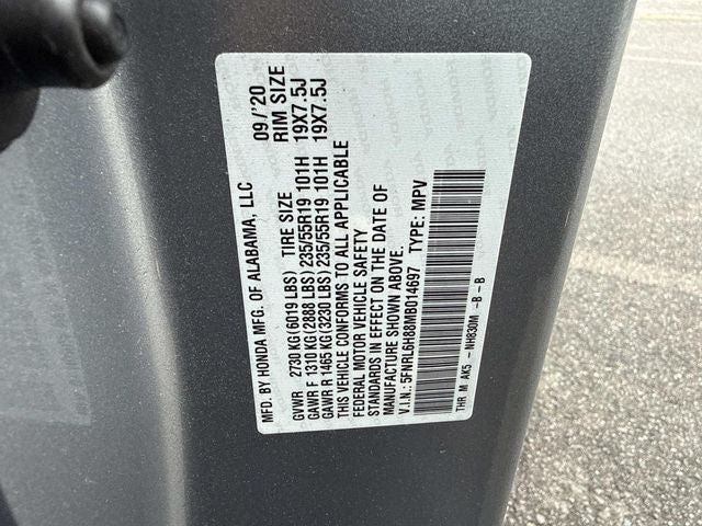 2021 Honda Odyssey Touring