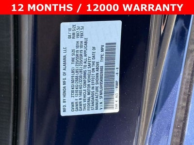 2019 Honda Odyssey Elite