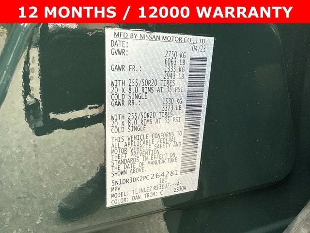2023 Nissan Pathfinder Platinum