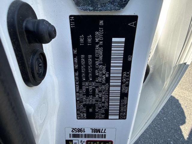 2015 Toyota Sequoia SR5 5.7L