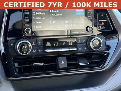 2022 Toyota Highlander Hybrid XLE