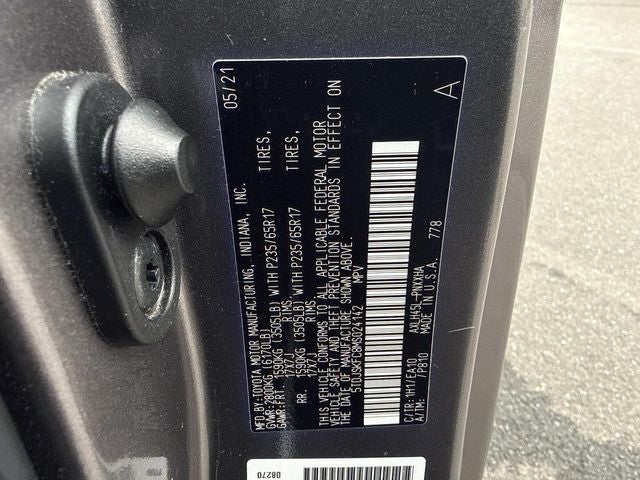 2021 Toyota Sienna XLE 7 Passenger