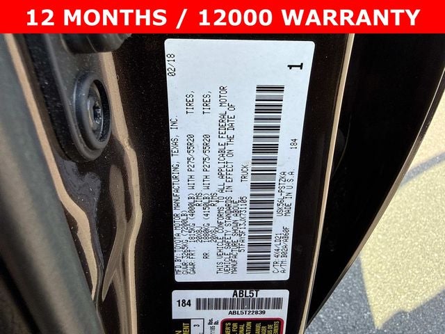 2018 Toyota Tundra 1794