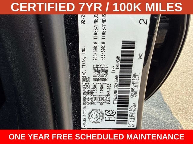 2020 Toyota Tacoma Limited V6
