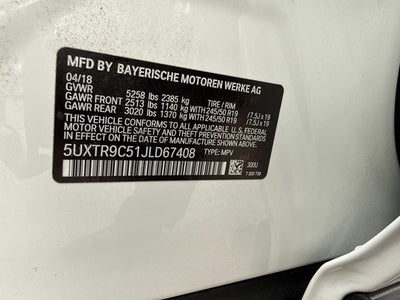 2018 BMW X3 xDrive30i