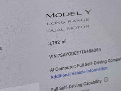 2026 Tesla Model Y Long Range