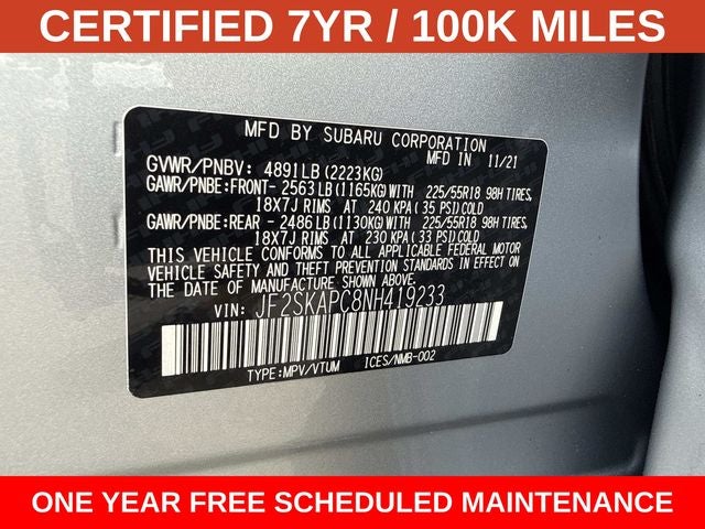 2022 Subaru Forester Limited
