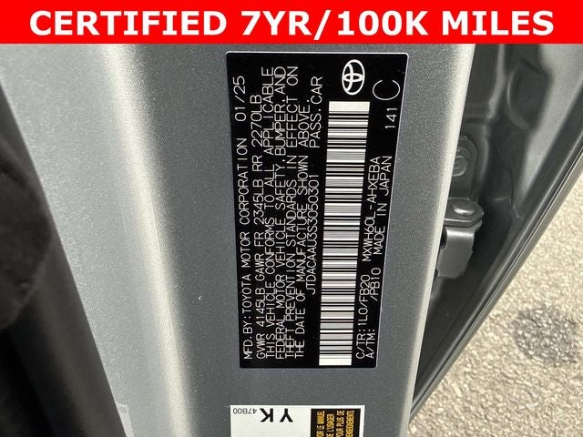 2025 Toyota Prius LE