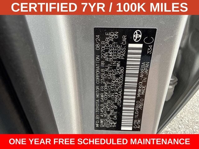 2024 Toyota Prius LE