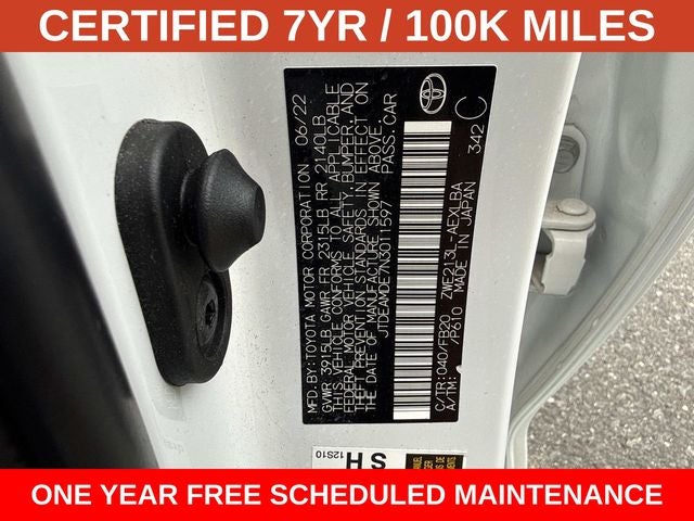 2022 Toyota Corolla Hybrid LE