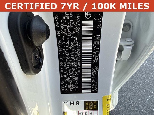 2022 Toyota Corolla Hybrid LE