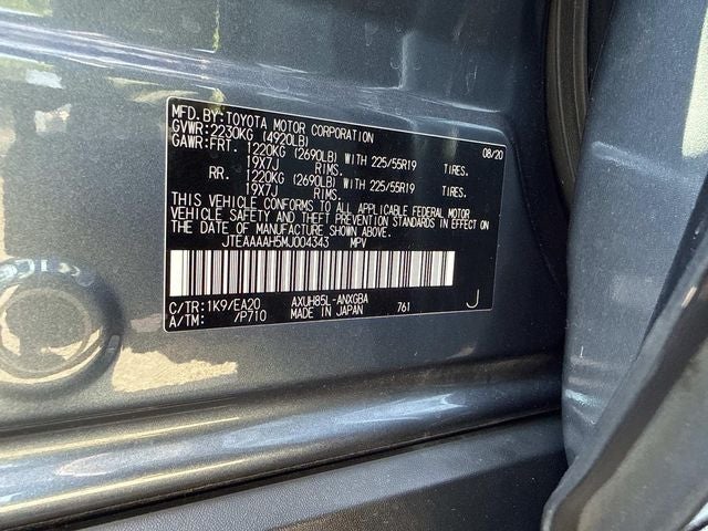 2021 Toyota Venza XLE