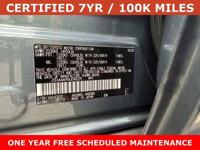 2022 Toyota Venza XLE