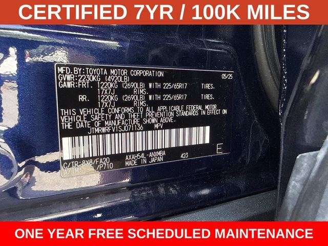2025 Toyota RAV4 Hybrid XLE