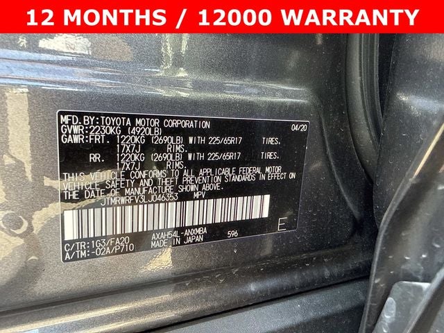 2020 Toyota RAV4 Hybrid XLE
