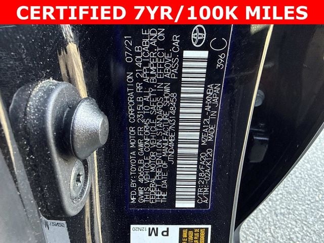 2022 Toyota Corolla Hatchback SE Nightshade Edition