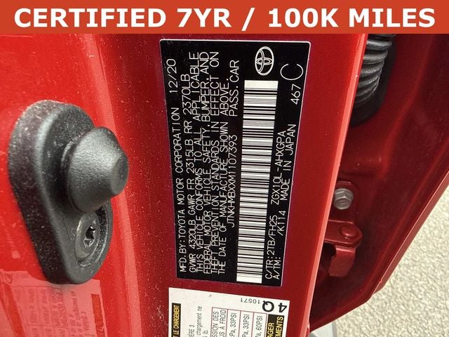 2021 Toyota C-HR Nightshade