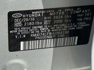 2017 Hyundai Elantra SE