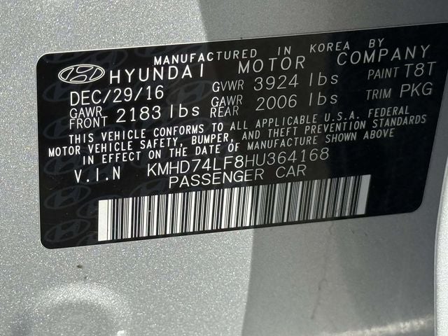 2017 Hyundai Elantra SE