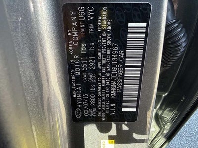 2016 Hyundai Genesis 3.8