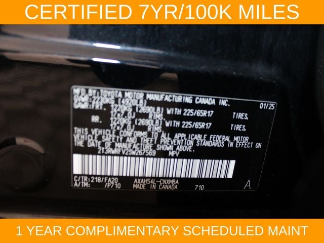 2025 Toyota RAV4 Hybrid XLE