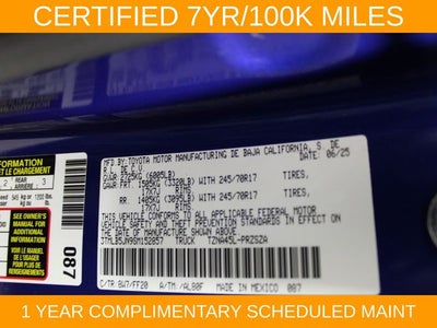 2025 Toyota Tacoma SR5
