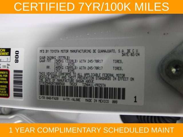 2024 Toyota Tacoma SR