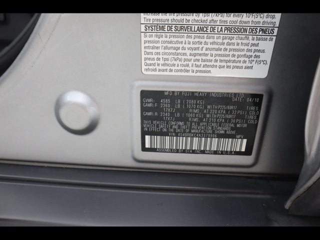 2010 Subaru Outback 2.5i Limited