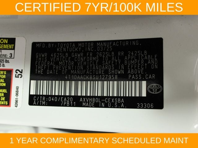 2025 Toyota Camry SE