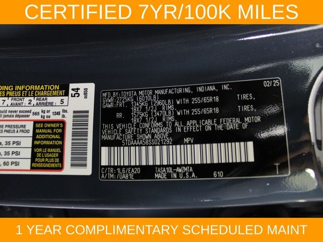 2025 Toyota Grand Highlander XLE