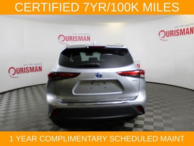 2022 Toyota Highlander Hybrid XLE