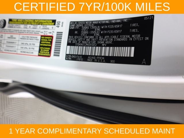 2021 Toyota Sienna LE 8 Passenger