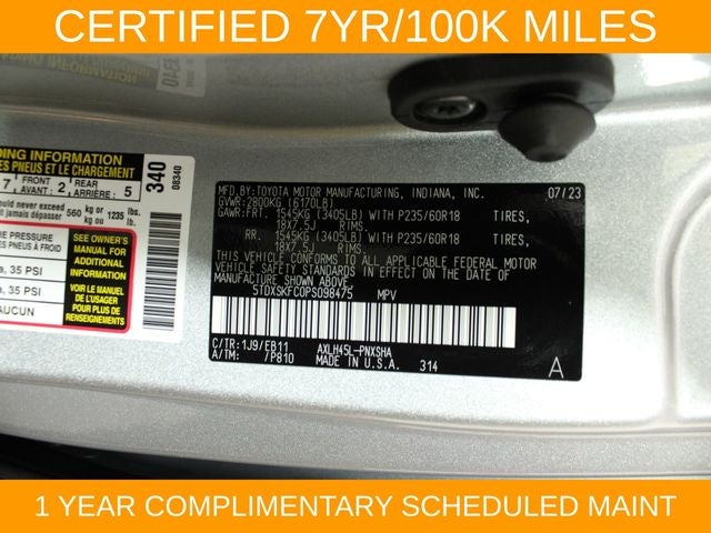 2023 Toyota Sienna XSE 7 Passenger