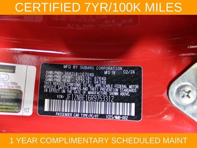 2024 Toyota GR86 Premium