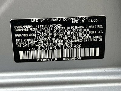 2020 Subaru Crosstrek Premium