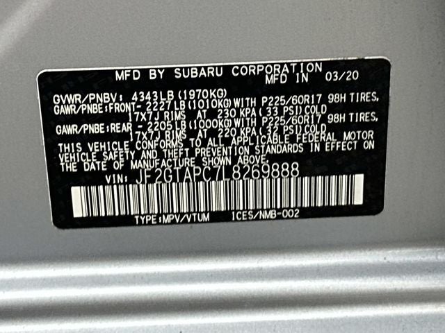 2020 Subaru Crosstrek Premium