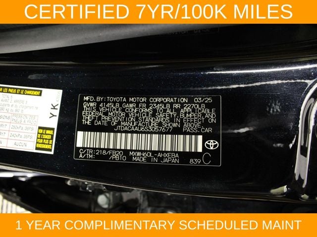 2025 Toyota Prius LE