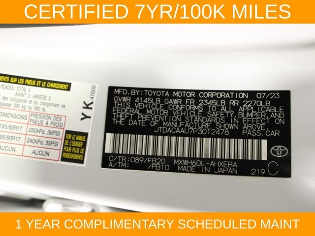 2023 Toyota Prius LE
