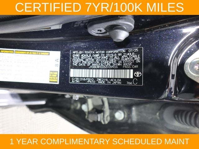2025 Toyota Corolla Hybrid LE