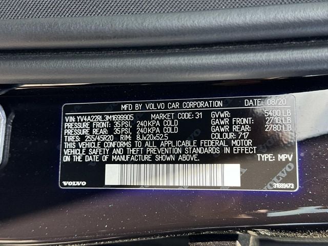 2021 Volvo XC60 T6 Inscription